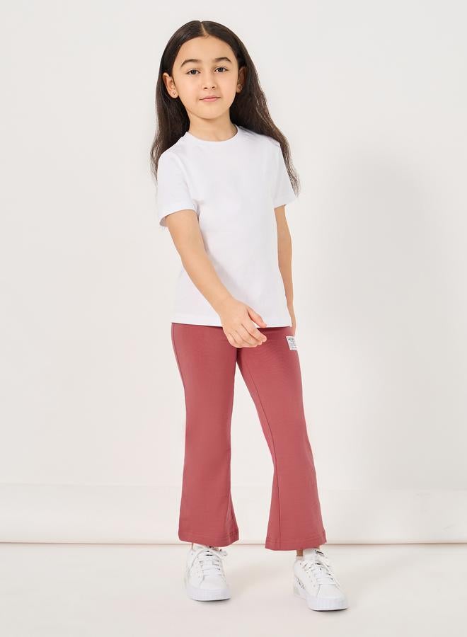 ستايلي ليجنز واسع بخصر مرتفع مع شعار - Image 2