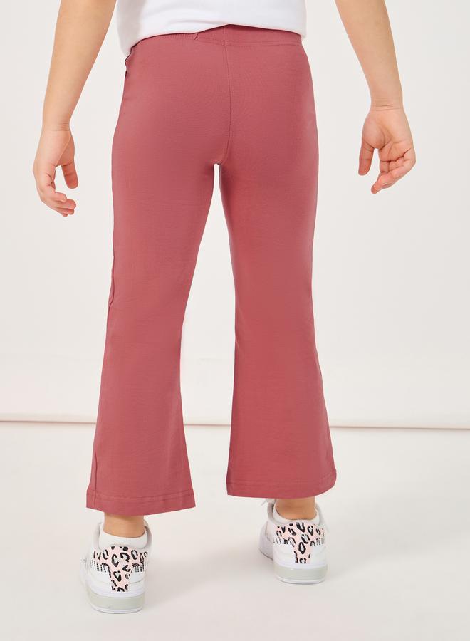 ستايلي ليجنز واسع بخصر مرتفع مع شعار - Image 4