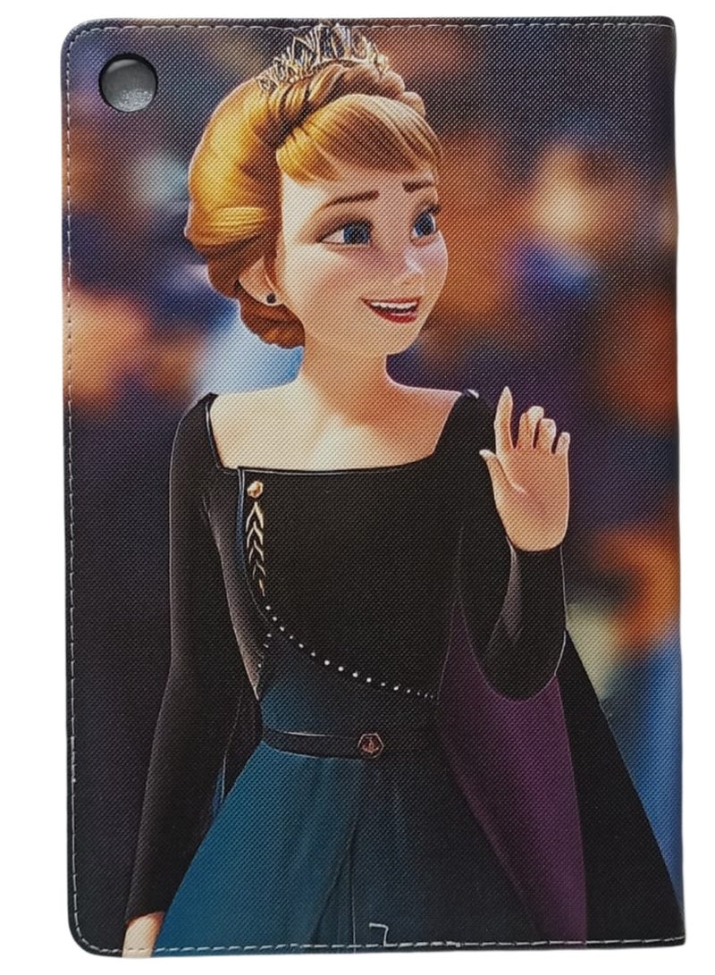 Frozen Anna Print Flip case Compatible with Samsung Galaxy Tab A9 Plus/A9+ 11 Inch 2023 (SM-X210/X216/X218), Case with Pen Holder, Stand Protective Case - Image 1