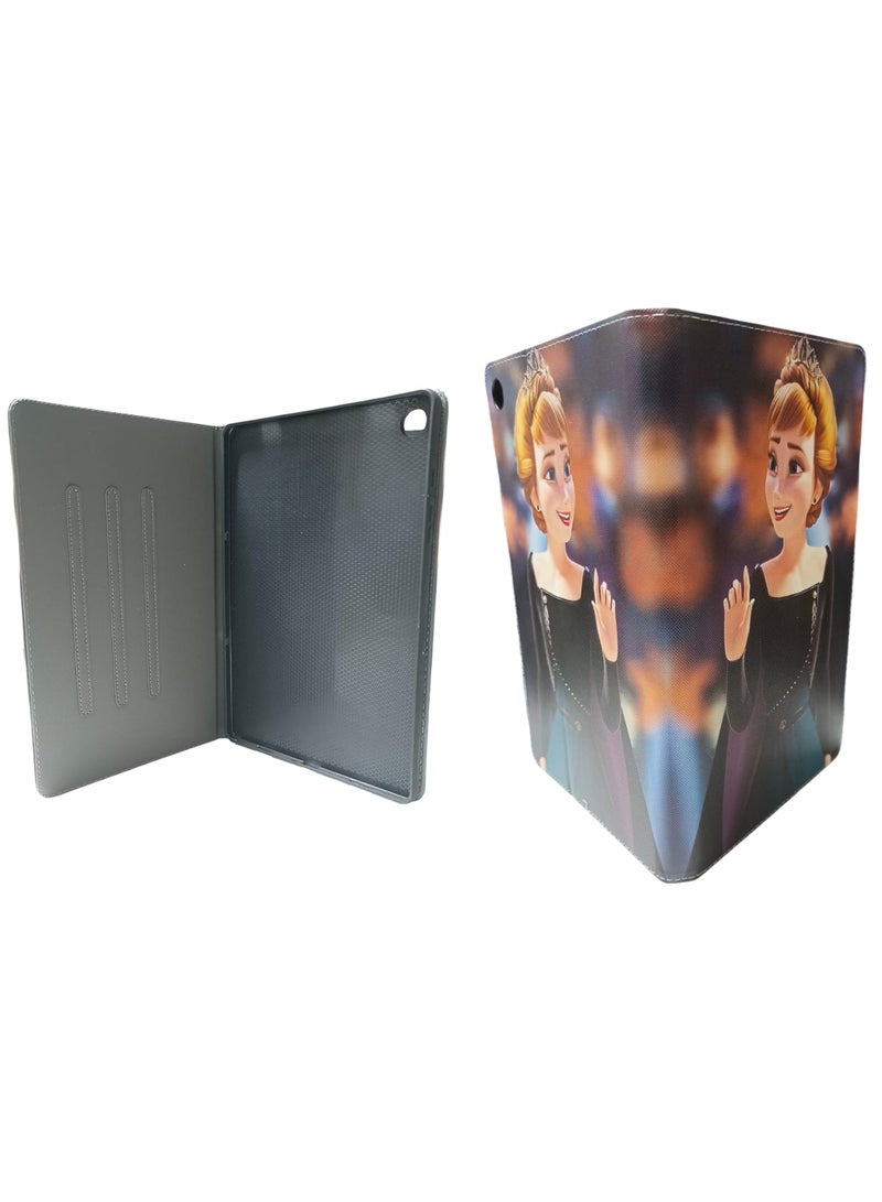 Frozen Anna Print Flip case Compatible with Samsung Galaxy Tab A9 Plus/A9+ 11 Inch 2023 (SM-X210/X216/X218), Case with Pen Holder, Stand Protective Case - Image 2