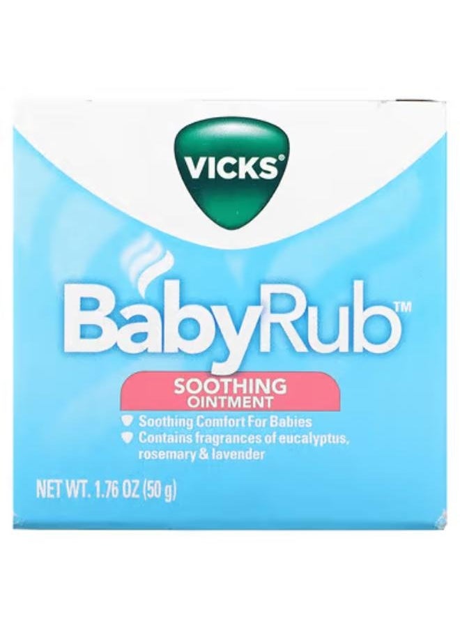 Vicks - Baby Rub, Soothing Ointment, 1.76 oz (50 g) - Image 1