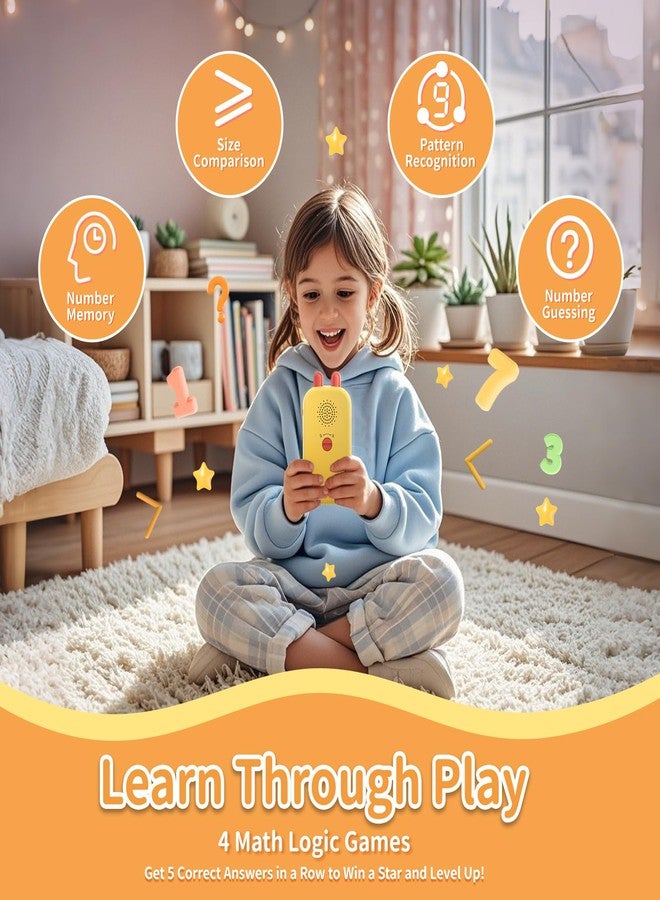 أليلو ألعاب أليلو للرياضيات للأطفال من سن 5 إلى 12 عامًا، ألعاب رياضيات محمولة لممارسة الجمع والطرح والضرب والقسمة، لعبة تعليمية ممتعة بخمسة أوضاع، و19 لعبة رياضيات، و50 ألف سؤال رياضي. - Image 2
