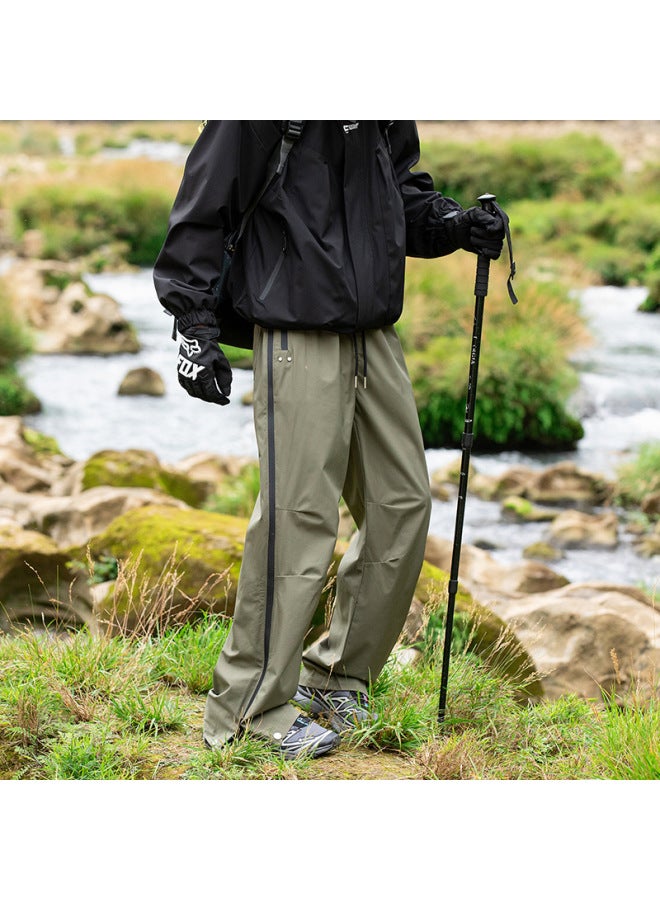 Izexx بنطال أيزيكس للموضة بنطال مستقيم بسحاب للرجال Outdoor جبلي مضاد للماء والرياح والثلوج بنطال مستقيم للشحن بنطال كاجوال للزوجين - Image 1
