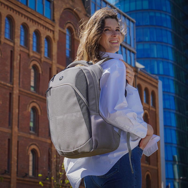 Swissdigital Design Business Laptop Backpack, College Laptops Backpack with USB Charging Port for Men and Women Fits 16 Inch Notebook, Mauve Grey | SD1670-05 - Image 5