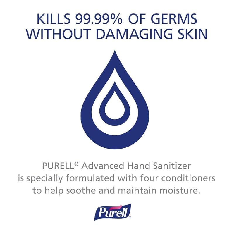 Purell معقم يدين بيوريل مع الألوة، 2 أونصة سائلة (عبوة من 6) - Image 5