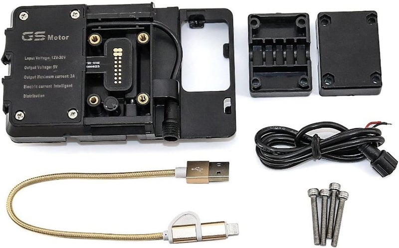 QASULER Motorcycle Mobile Phone GPS Navigation Bracket - Image 1