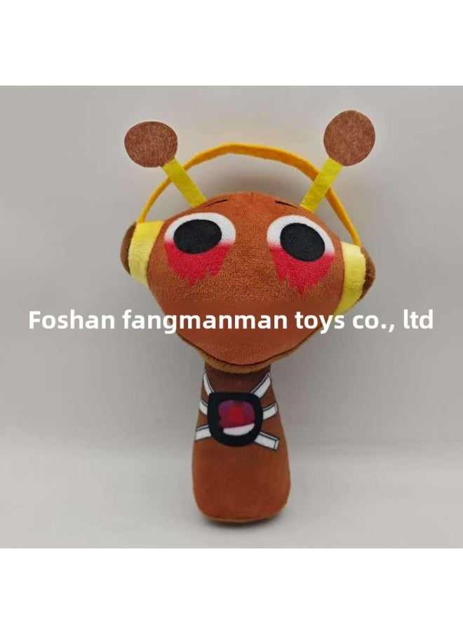 null - Sprunki Plush Rhythm Box Game Character Doll Plush Toy Cartoon Doll-Color:Grandma Gray-Height:20CM—26CM - Image 1