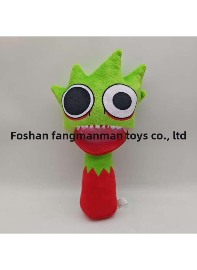 null - Sprunki Plush Rhythm Box Game Character Doll Plush Toy Cartoon Doll-Color:Grandma Gray-Height:20CM—26CM - Image 1