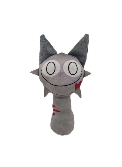 Sprunki Plush Rhythm Box Game Character Doll Plush Toy Cartoon Doll-Color:Grandma Gray-Height:20CM—26CM