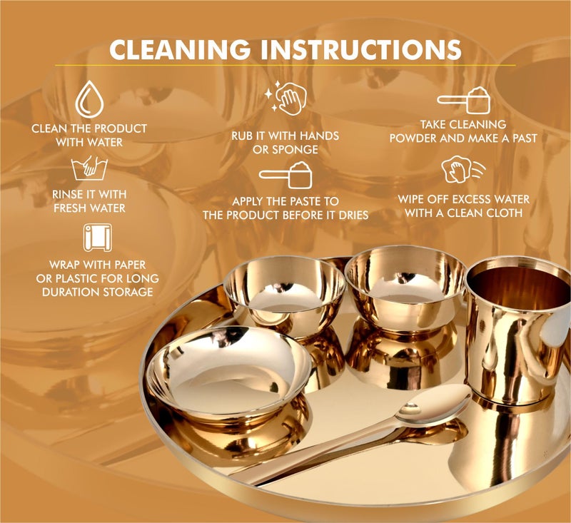 Decohome طقم دكوهوم كانسا من 6 قطع، تشطيب لامع فاخر للمطبخ المنزلي والهدايا، حجم الفندق: صغير. - Image 2