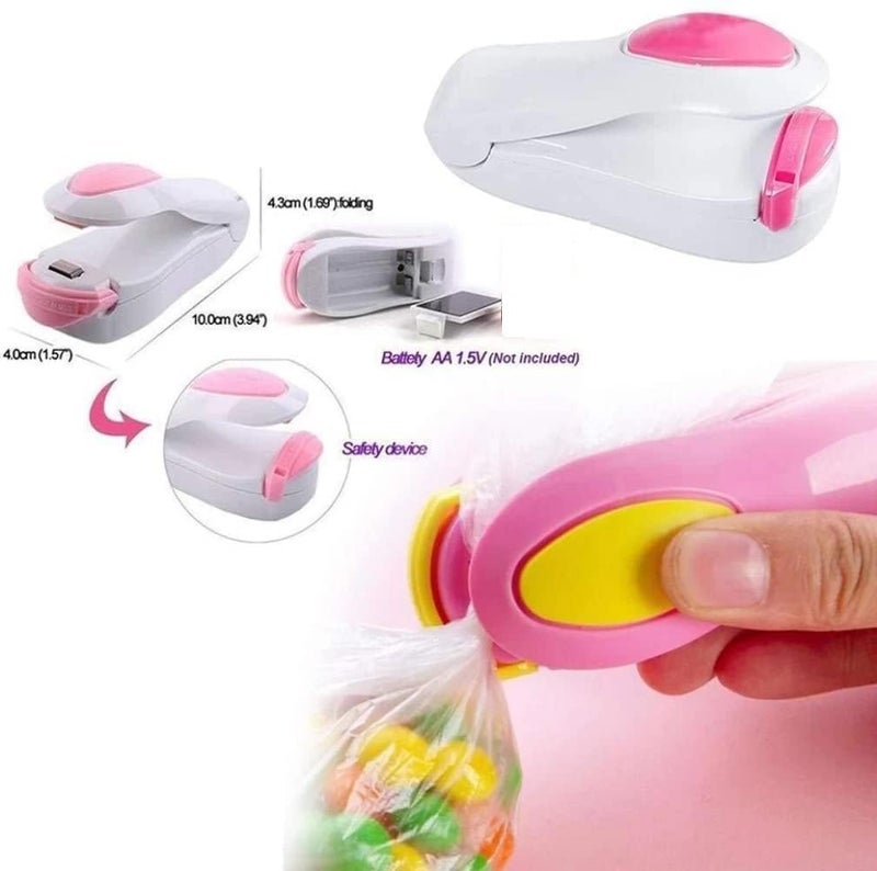 Yorten Food Saver Plastic Bags Heat Sealer Mini Portable Sealing Machine for Food Storage Handheld for Vacuum Sealer Bags - Image 3