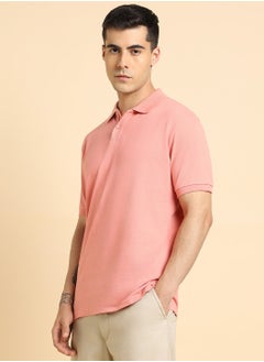 Dennis Lingo Pink T-Shirt for Men, 100% Cotton, Regular Fit  - Image 3