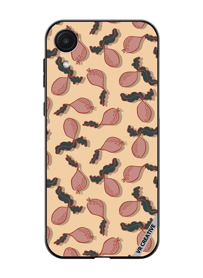 VR CREATIVE Protective Case Cover For Samsung Galaxy A03 Core Beetroot Vegetable Vector Seamless Pattern Design Multicolour - Image 1