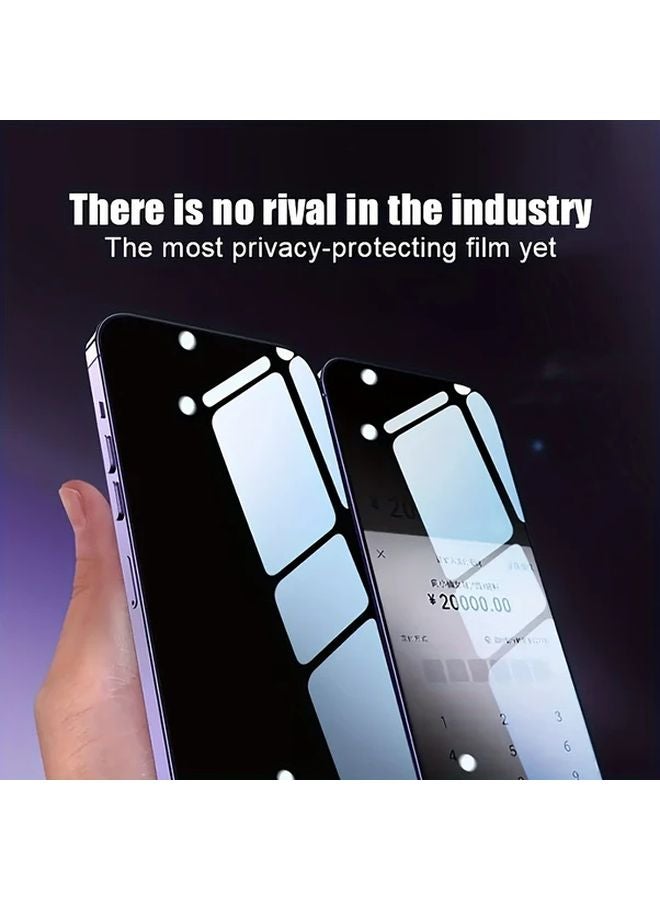 Privacy Tempered Glass Screen Protector For iPhone XS Max Scratch Resistant Easy Installation - Image 5
