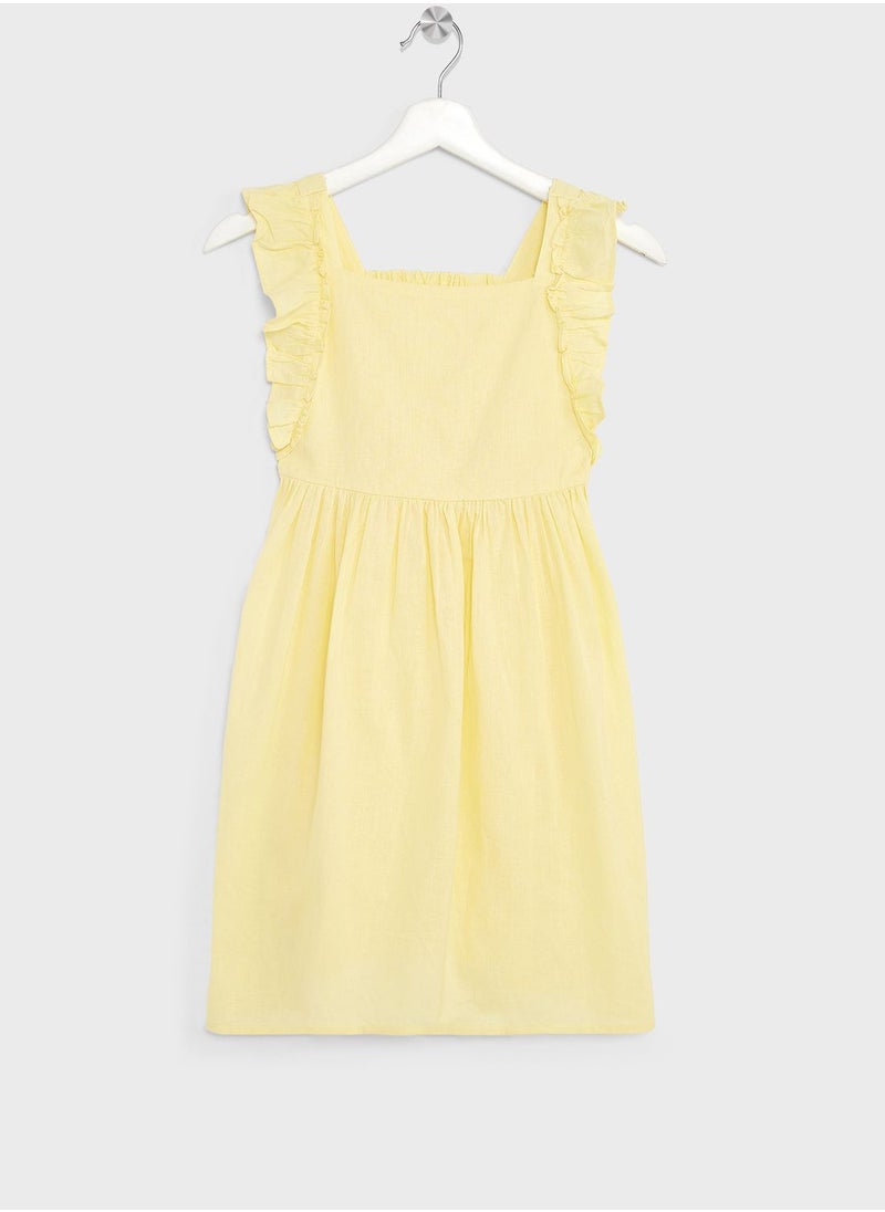 MANGO - Kids Essential Midi Dress - Image 1