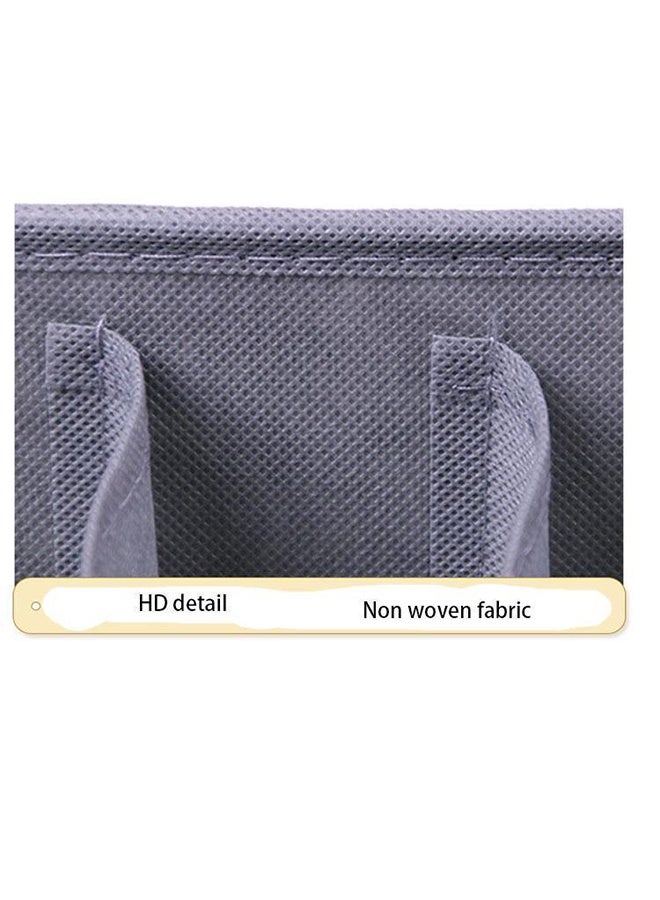 4 Pack Foldable Underwear and Bras Drawer Organizers, Fabric Closet Dresser Drawers Organizers Dividers, Clothing Storage Organizers Box for Lingerie, Panties, Socks, Briefs, Dark Gray - Image 3