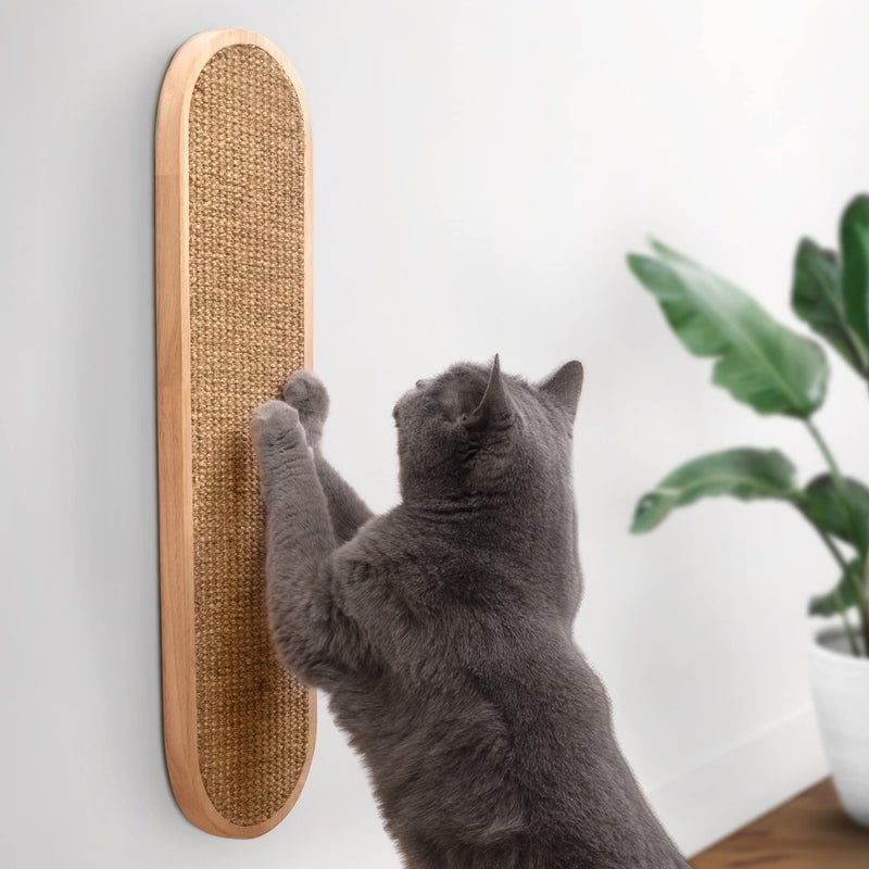 7 Ruby Road Wall Mounted Cat Scratcher - Indoor Vertical Scratching Board for Cats - Scratch Pad Post - Wall Furniture - Image 1
