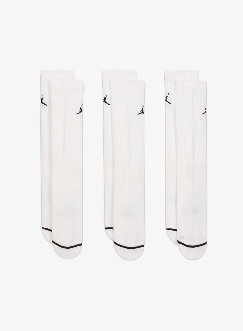 Jordan 3-Pack Everyday Elevated Crew Socks - Image 1