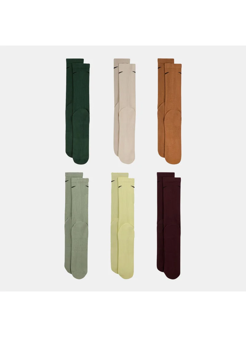 Nike Men's Everyday Plus Cushioned Training Crew Socks (6 Pairs)
