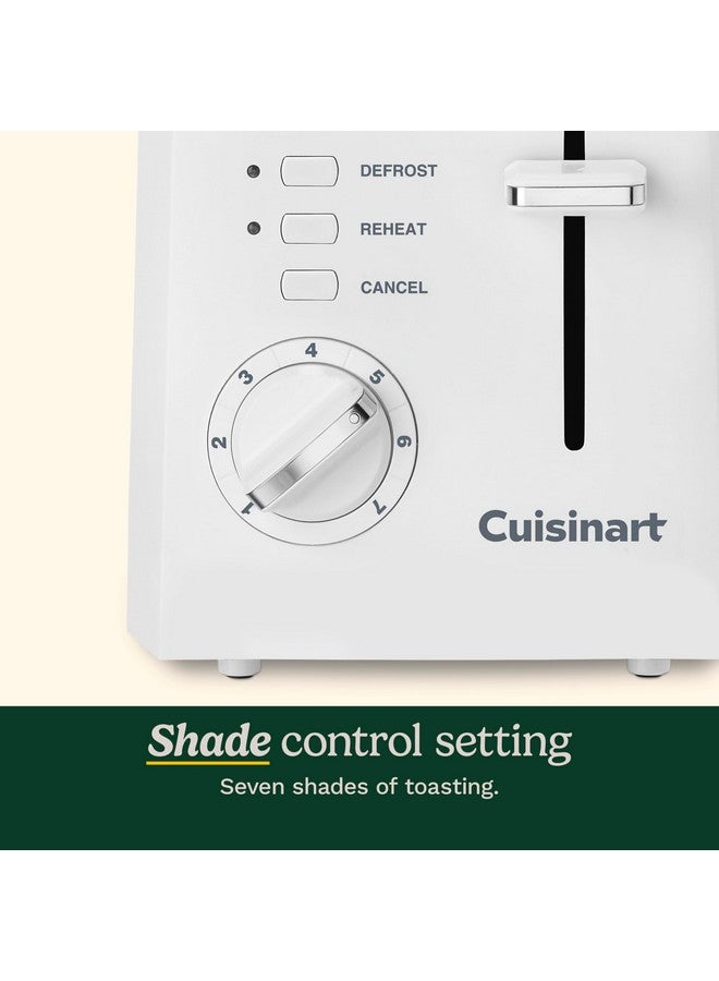 Cuisinart 2-Slice Toaster, Compact, White, CPT-122 - Image 2