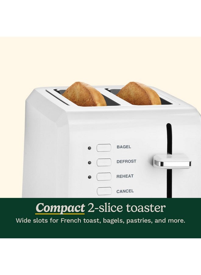 Cuisinart 2-Slice Toaster, Compact, White, CPT-122 - Image 4