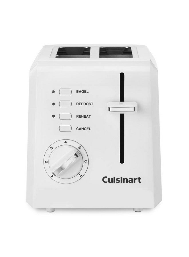 Cuisinart 2-Slice Toaster, Compact, White, CPT-122 - Image 1
