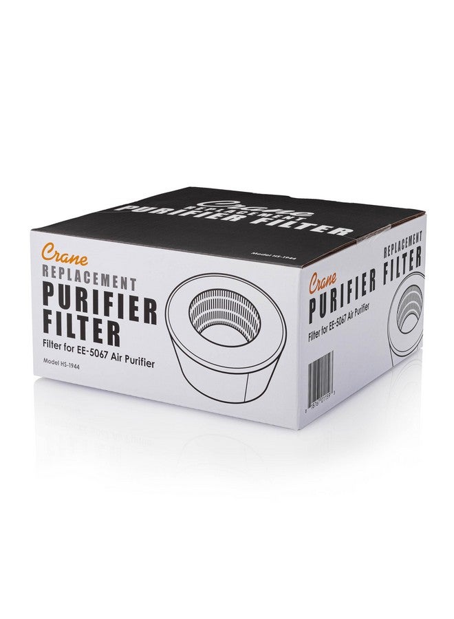 Crane Genuine Air Purifier Replacement Filter For Model EE-5067, HS-1944 HEPA Air Filter Replacement, Pack Of 1, 3-Stage Filtration For Better Indoor Air Quality - Image 4