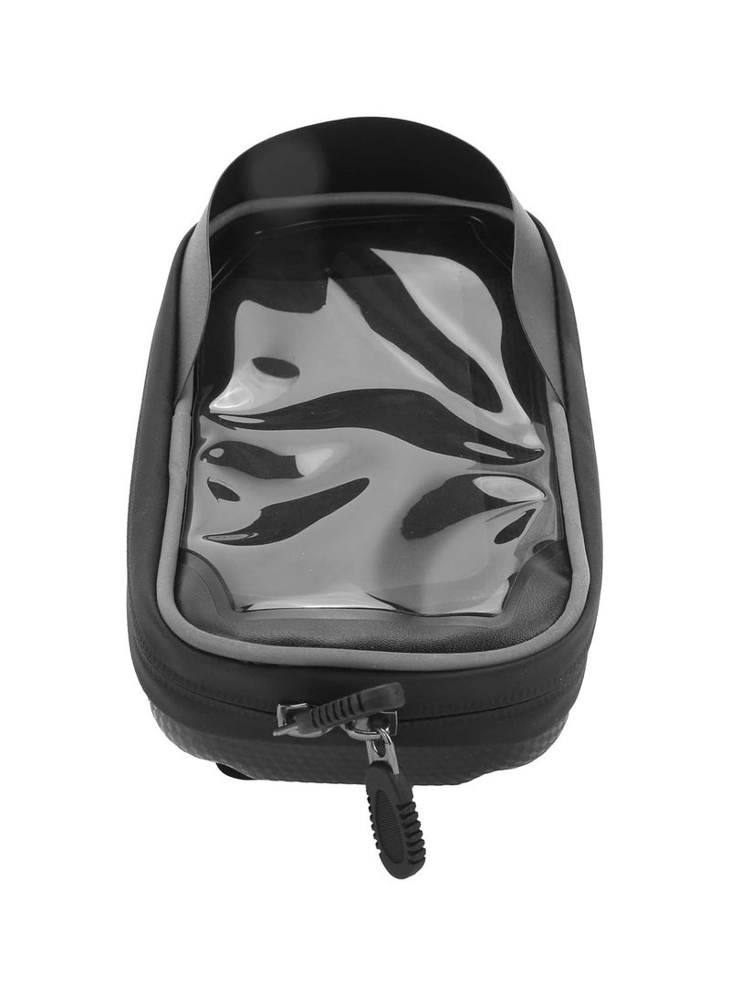 GGOOT Bike Phone Front Frame Bag, Waterproof Bicycle Cell Phone Holder Bag Mountain Bike Touch Screen Front Frame Bag Top Tube Bag Cycling Storage Pouch - Image 2