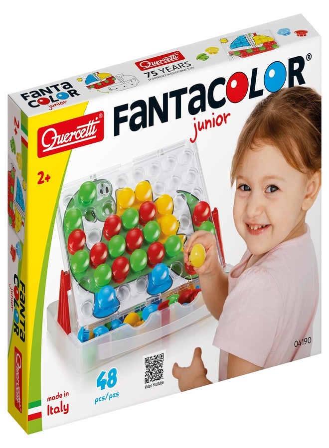 Quercetti Fantacolor Junior Mosaic Pegboard Set - Image 1