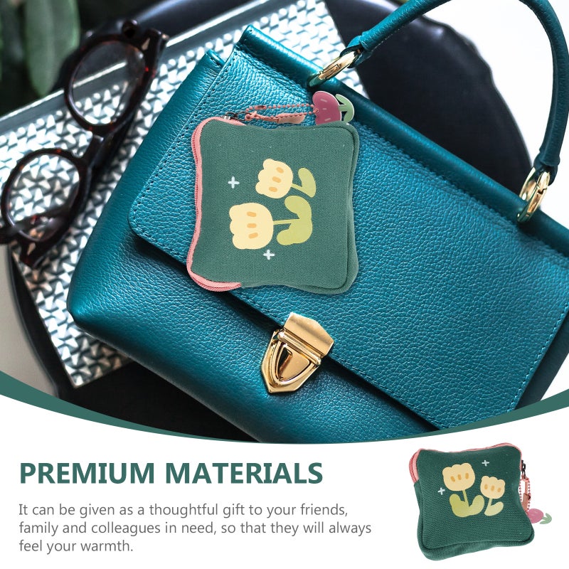 Napkin Storage Bag Flower Pattern Bag Period Bag Student Bag - Image 5