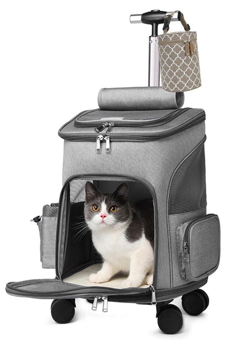 SYOSI حقيبة طعام سفر حرارية طازجة لحمل الكلاب حقيبة تخزين الطعام محكمة الغلق زجاجة عربات الأطفال حقيبة دلو مستديرة لحفظ الحفاضات لرحلات RV والتخييم والسفر اليومي - Image 3