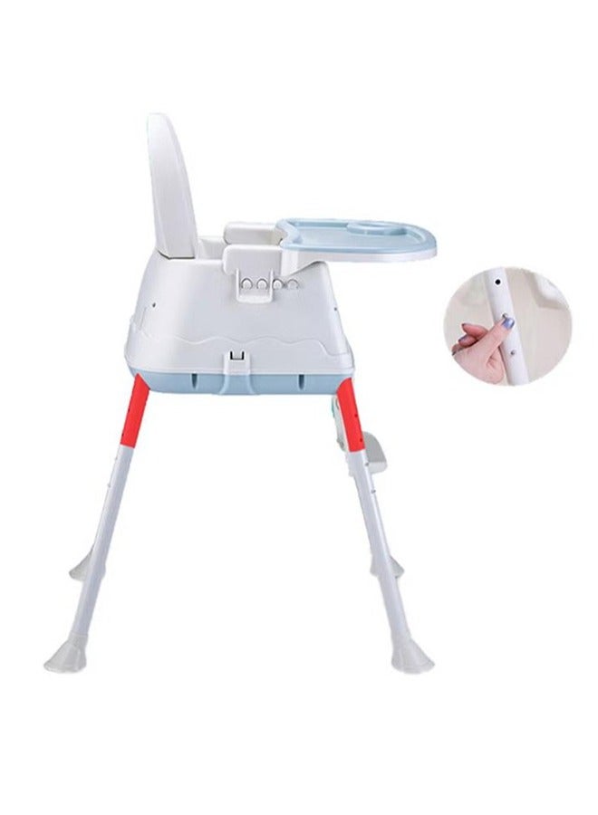 Hihonor Baby Portable Feeding Chair With Dining Tray With Height-Adjustable, 3 Months To 4 Years - Image 2