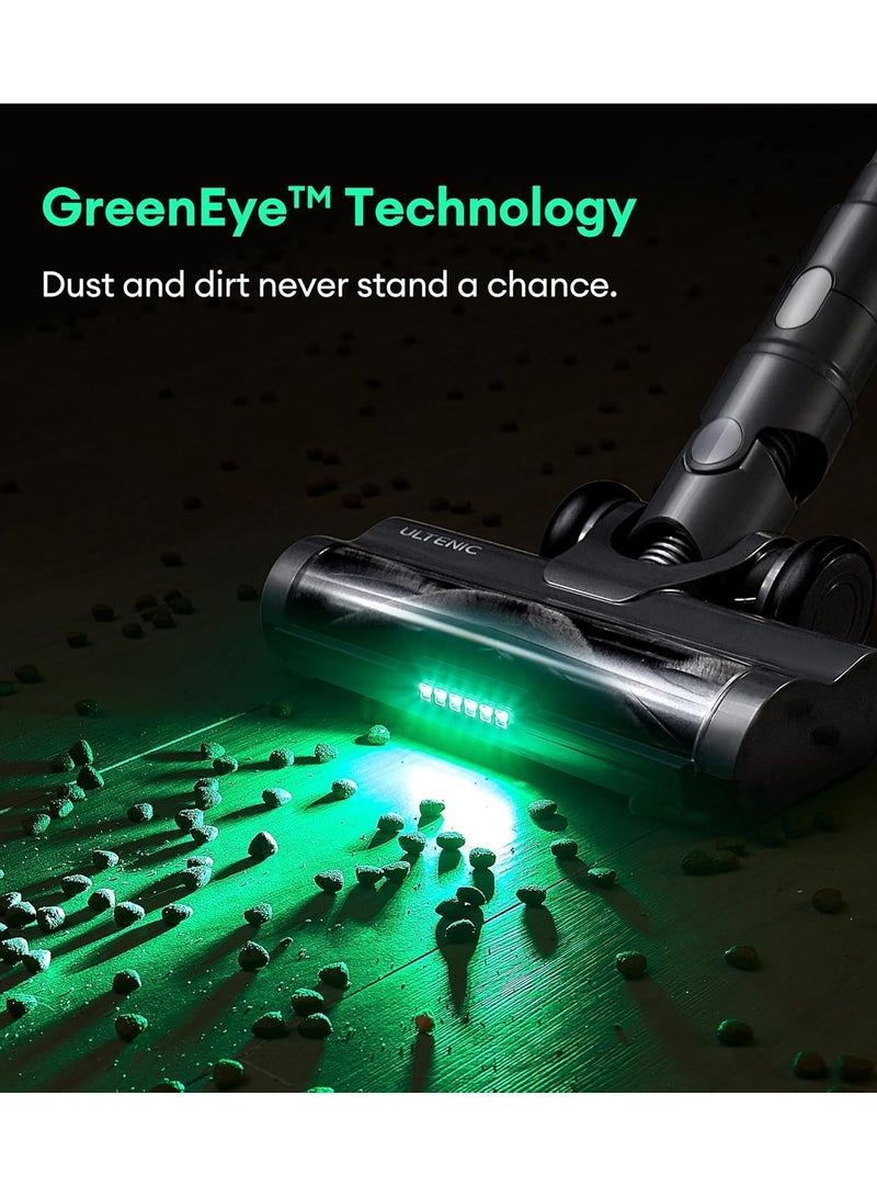 Ultenic U12 Vesla Cordless Vacuum Cleaner, 30Kpa Stick Vacuum Cleaner with Powerful Suction, Automotive Design Dashboard, 420W up to 45 Mins, Tangle-Free Brush for Pet Hair Hard Floor Carpet - Image 2