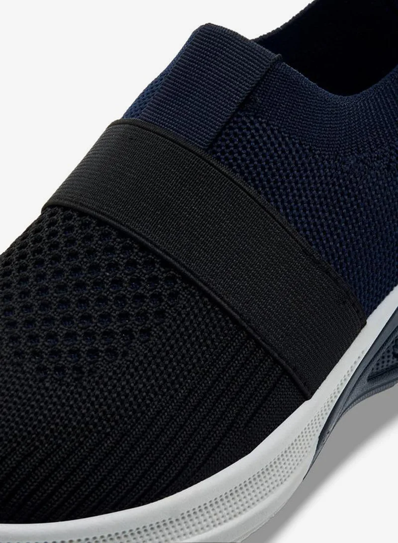 Oaklan by Shoexpress NAVY Boys Textured Slip-On Sports Shoes for Men | Best Price UAE
