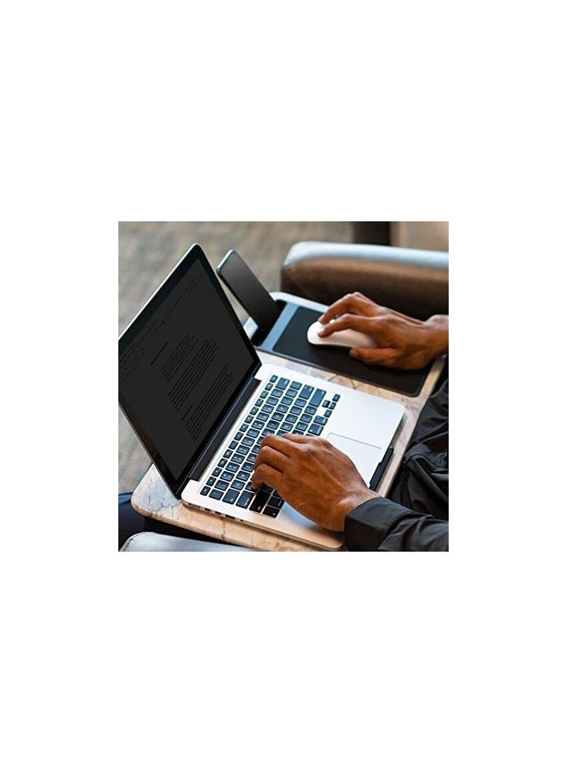 XICEN Home Office Lap Desk with Mouse Pad and Phone Holder grey Carbon - Image 4