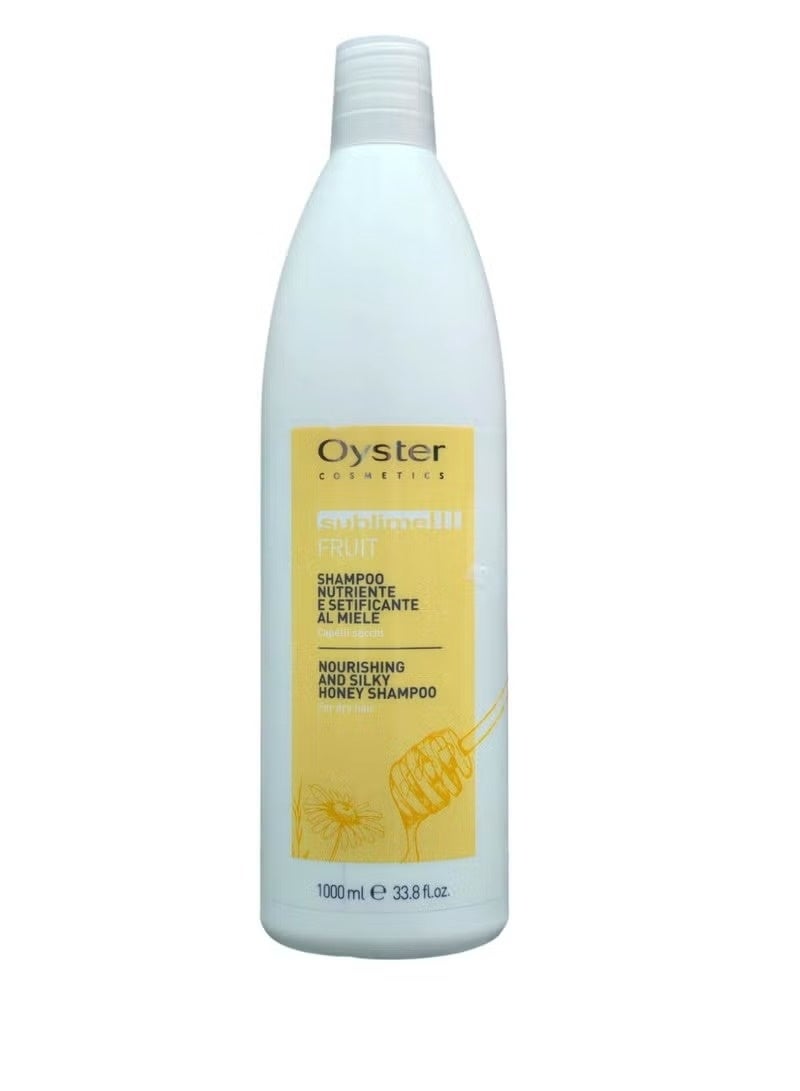 OYSTER COSMETICS SUBLIME FRUIT SHAMPOO NUTRIENTE    NOURISHING AND SILKY HONEY SHAMPOO