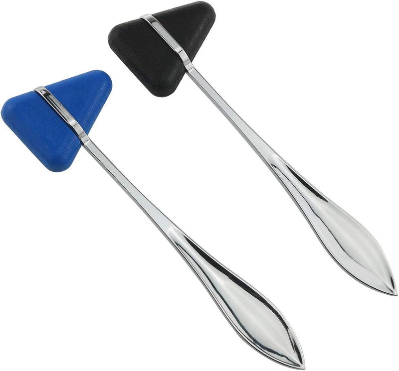 Eoutstanding Taylor Hammer 2PCS 18mm Taylor Tomahawk Reflex Hammer with Black/Blue Head for Neurological Examination - Image 4