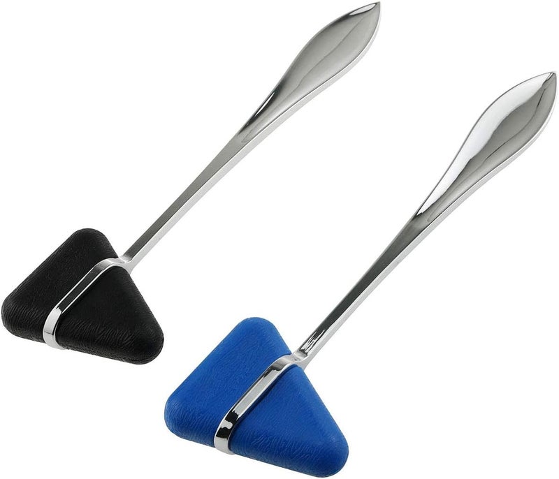 Eoutstanding Taylor Hammer 2PCS 18mm Taylor Tomahawk Reflex Hammer with Black/Blue Head for Neurological Examination - Image 1