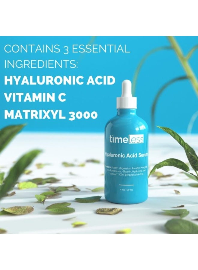Timeless Hyaluronic Acid + Vitamin C Serum 120ml - Image 3