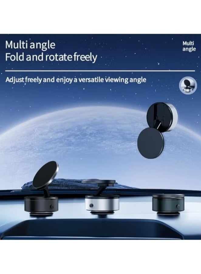 MOCOM Electric Vacuum Magnetic Suction Car Phone Mount - Strong Magnetism & 360° Rotation for iPhone & Android | Perfect for Car, Kitchen, Mirror, Gym, & Smooth Surfaces - Image 4