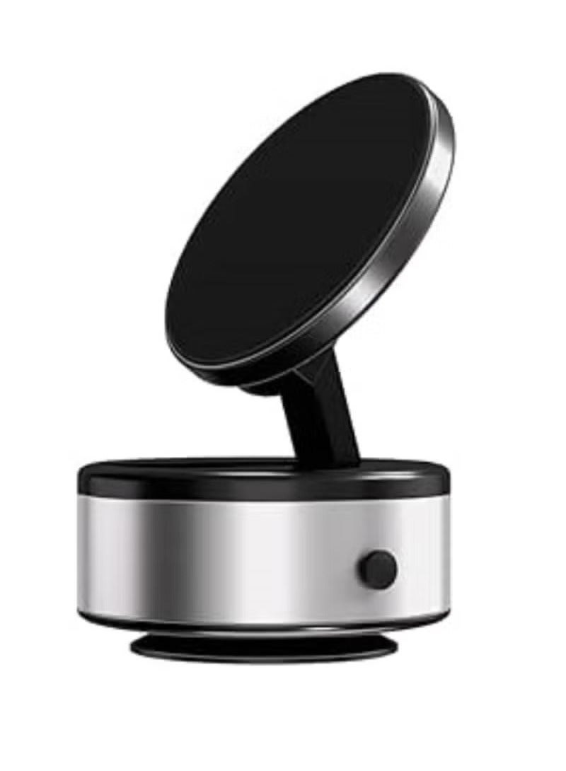 MOCOM Electric Vacuum Magnetic Suction Car Phone Mount - Strong Magnetism & 360° Rotation for iPhone & Android | Perfect for Car, Kitchen, Mirror, Gym, & Smooth Surfaces - Image 1