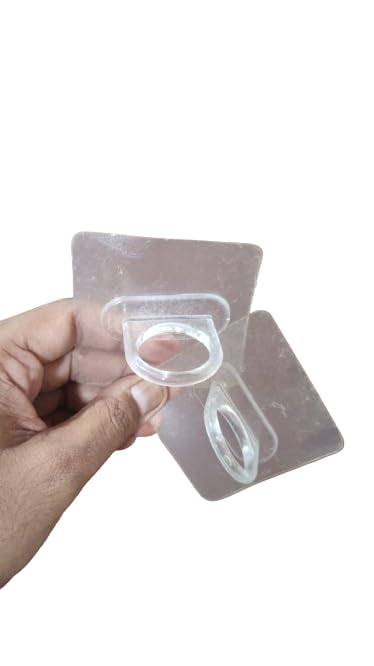8 crossAdhesive Shelf Support Shelf Cupboard Cabinet Bracket Supports Home Kitchen Racks Sticky Hooks 10  - Image 2