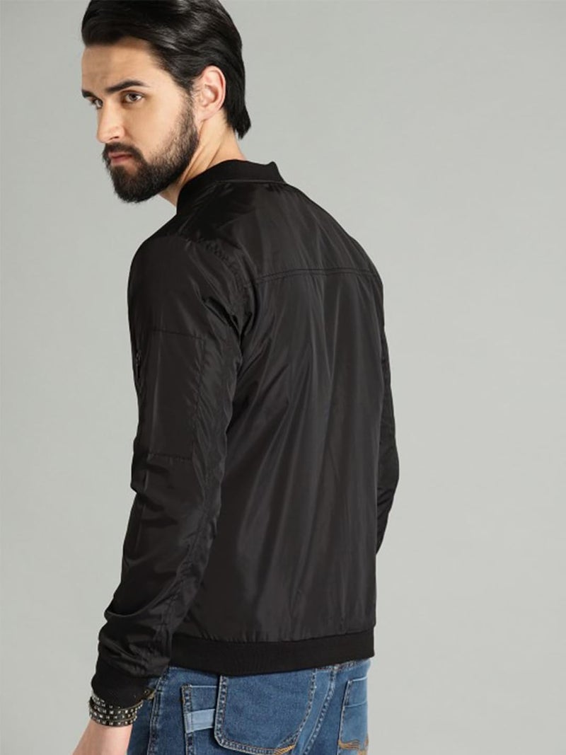 FYLTR Men's Jacket | Regular Fit | Winter Jacket with Zipper and Pockets | Black | XXL - Image 3