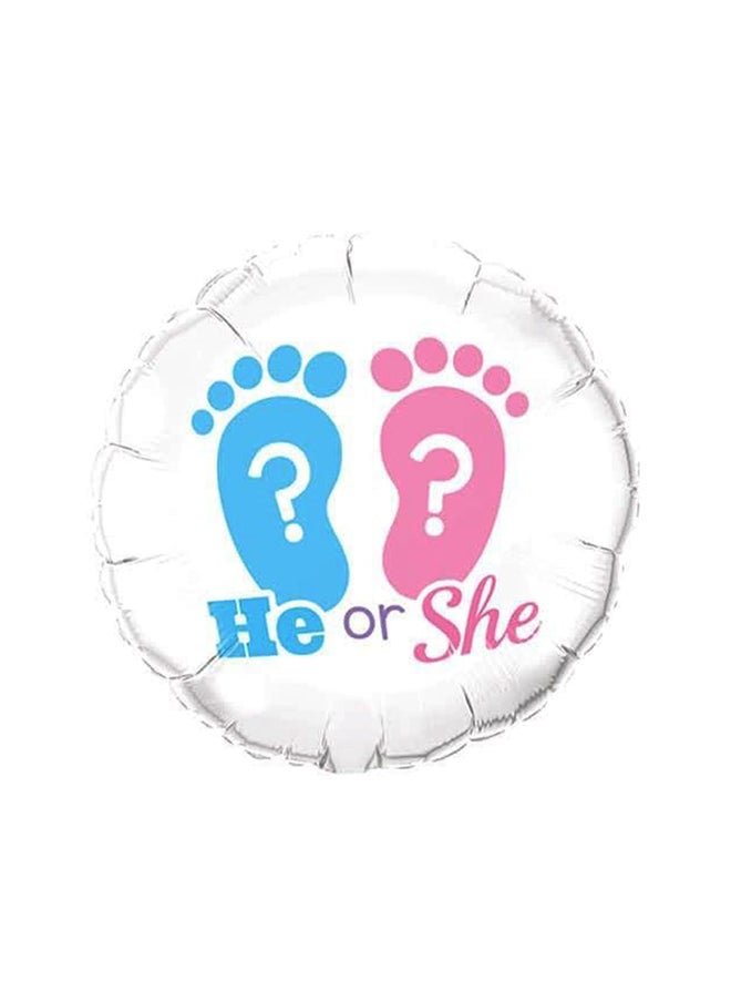 Floral lane Flower Shop He or She Balloon 