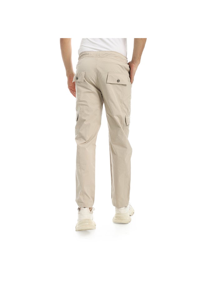 Andora A Stylish Crago Pants For Everyday Use _ Beige - Image 4