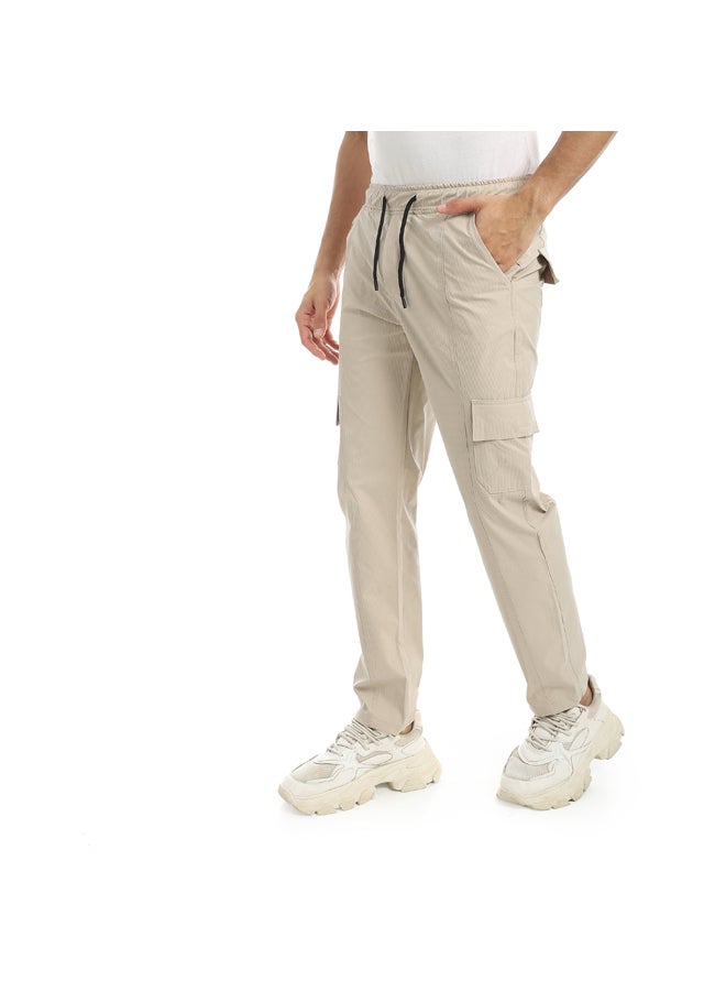 Andora A Stylish Crago Pants For Everyday Use _ Beige - Image 2