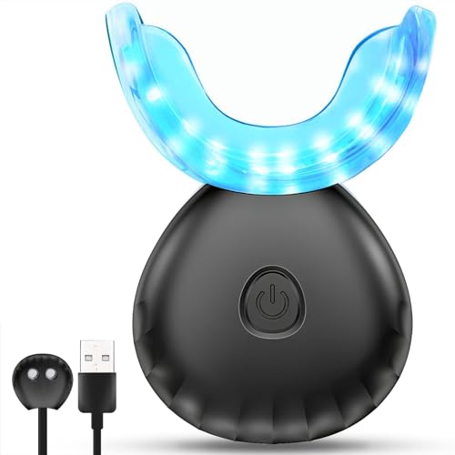 EOICCEOH Teeth Whitening Light10X More Powerful Blue Led Light Connected with USB NonBattery Teeth Whitening LED Light in Home Use Black - Image 2
