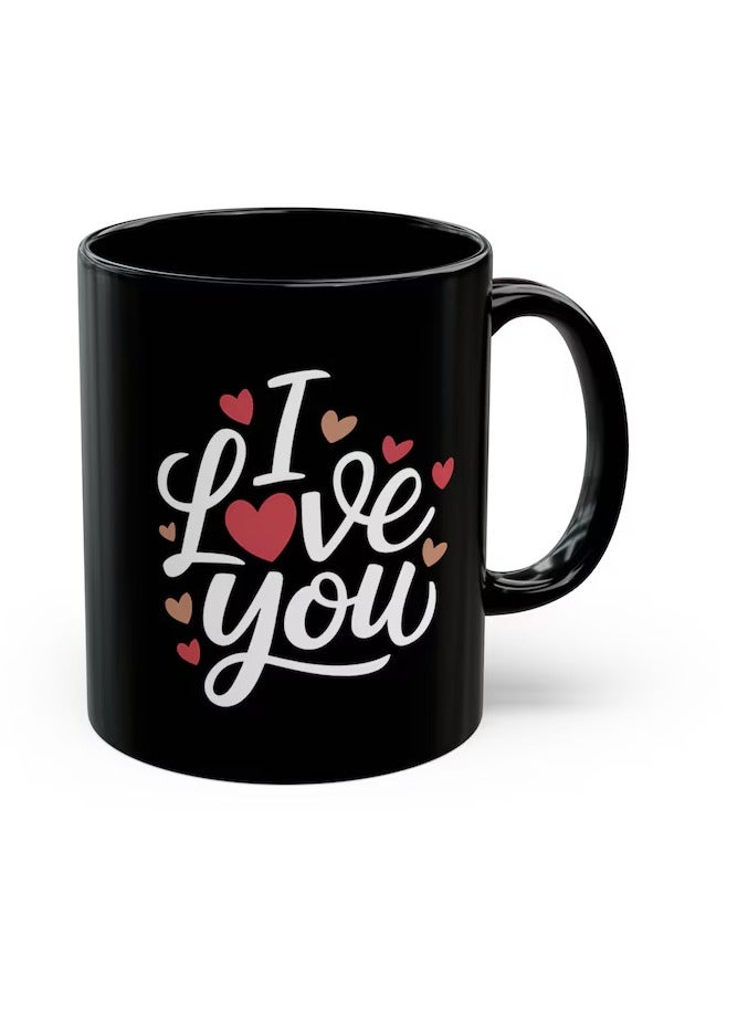 إم إي سي كوب قهوة مطبوع عليه أنا أحبك، 11 أونصة - Image 1