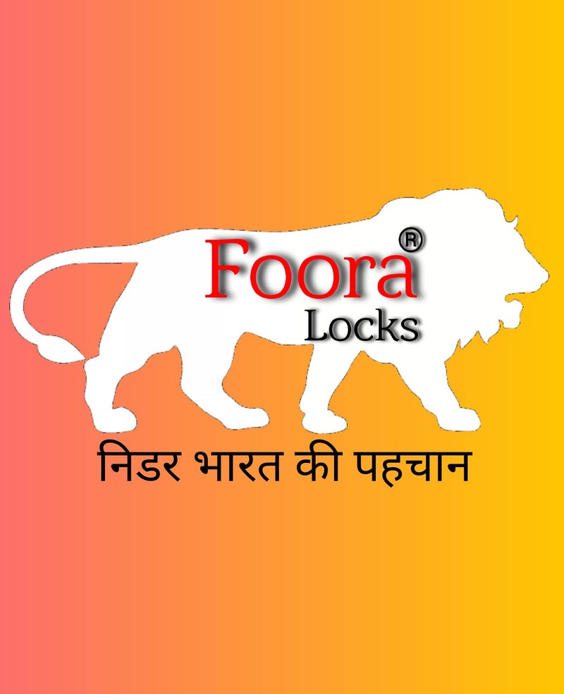 Foora Iron Lock - Double Locking Round 65 Lock with 5 Keys, 3 Feet Silver, Iron, with Chain, Chain with Lock - Image 5