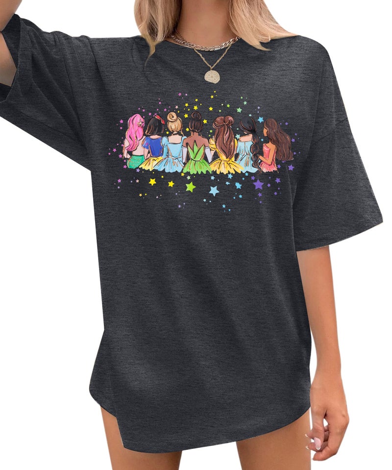 UNIQUEONE Magical Shirt for Women: Magic Kingdom Tshirt Princess Shirt Family Vacation Trip Tee - Image 1